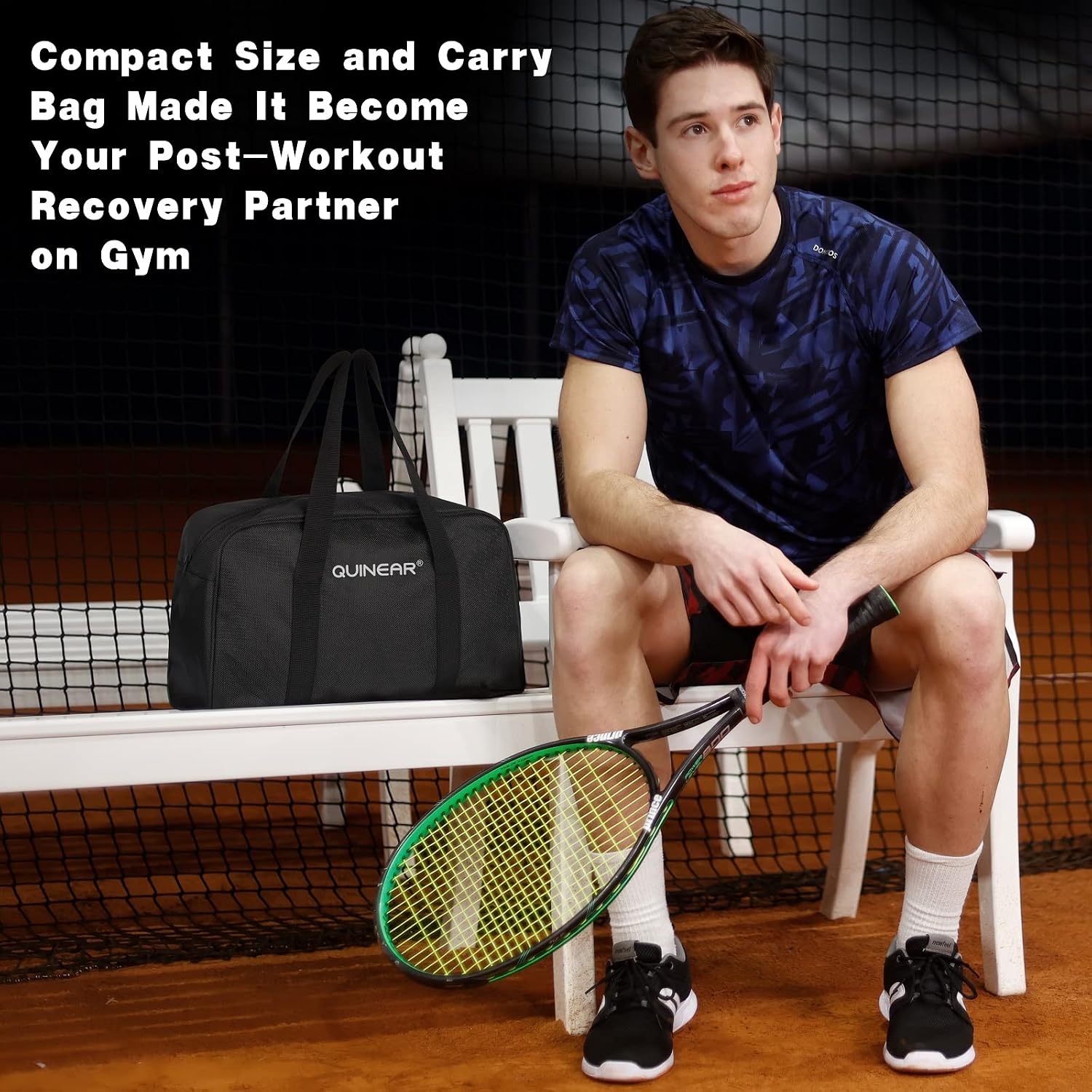 QUINEAR Leg Recovery Compression System for Athlete Post Workout, Professional Sequential Device for Massage Therapy, Foot and Leg Recovery Boots, Improve Circulation Reduce Muscle Soreness (Medium) - Image 7