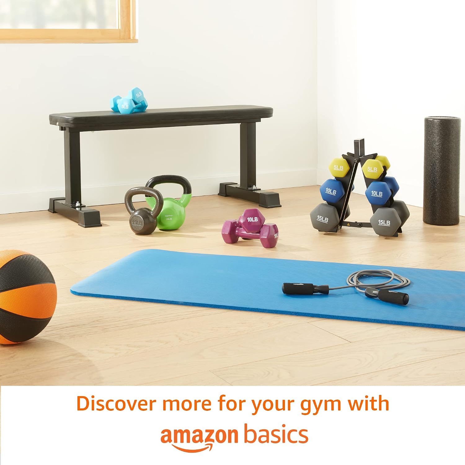 Amazon Basics Neoprene Dumbbell Hand Weights for Exercise and Muscle Toning - Image 6