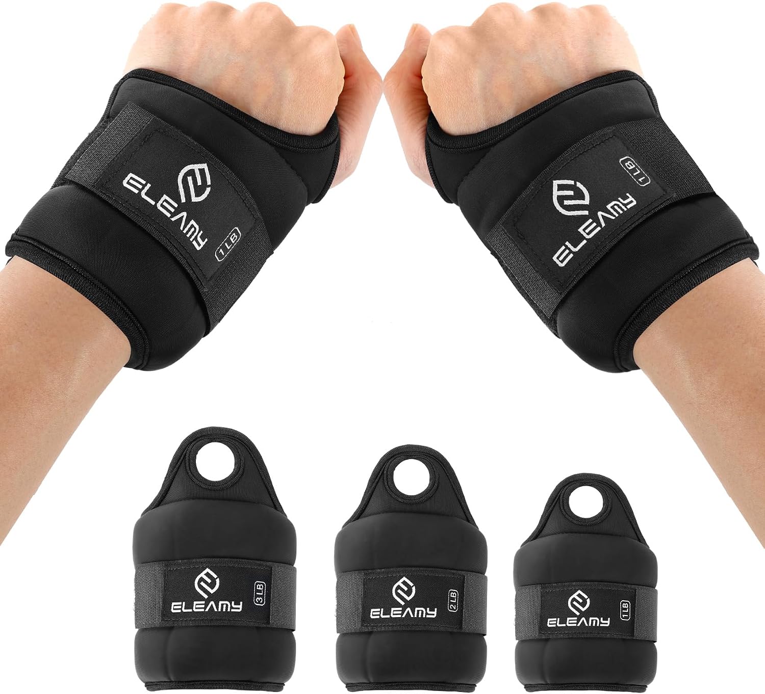 ELEAMY Wrist Weights for Women ...