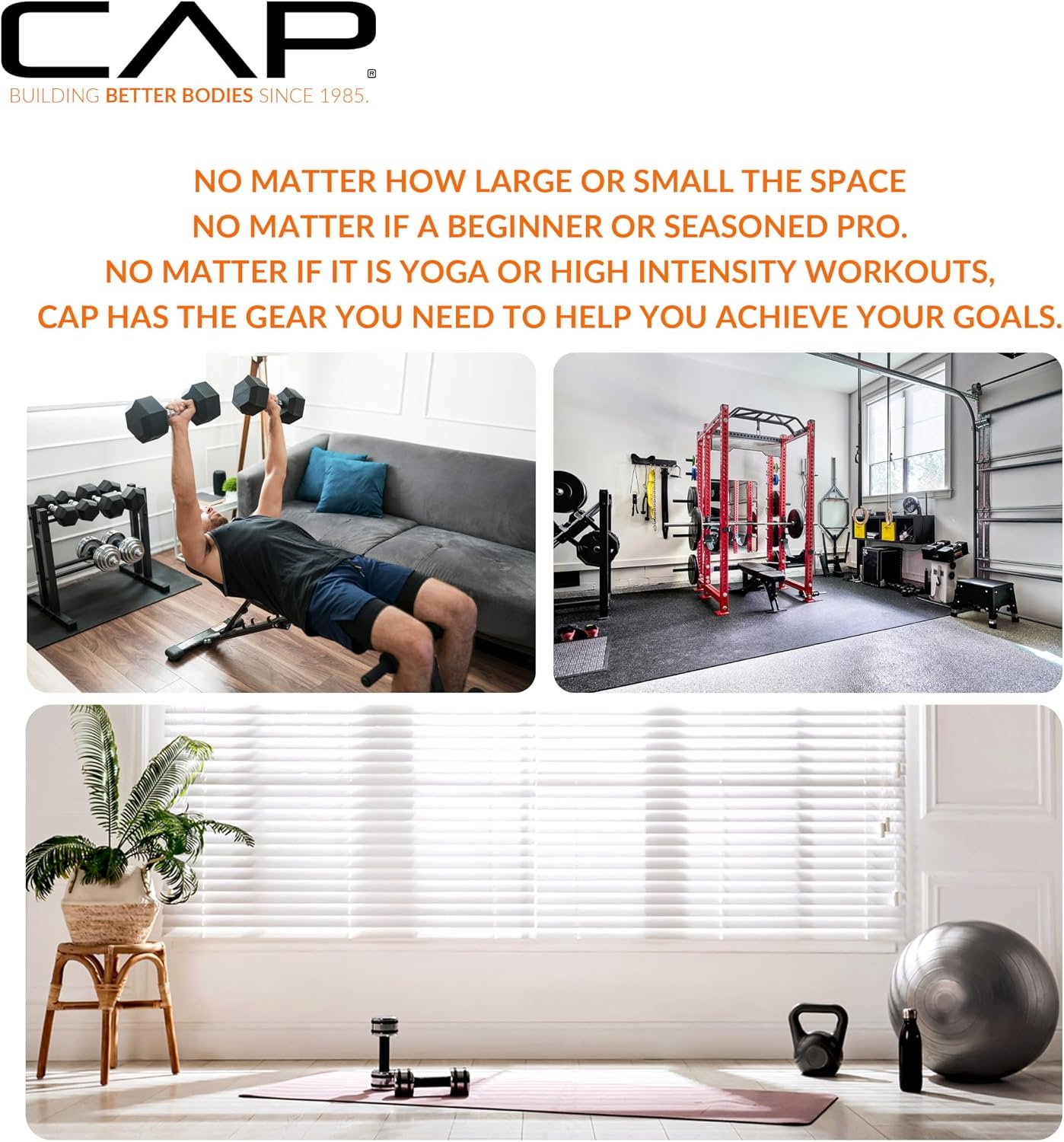 CAP Barbell 24" Dumbbell and Kettlebell Rack – Compact Weight Storage for Home Gym, Holds Dumbbells, Kettlebells & Medicine Balls - Image 6