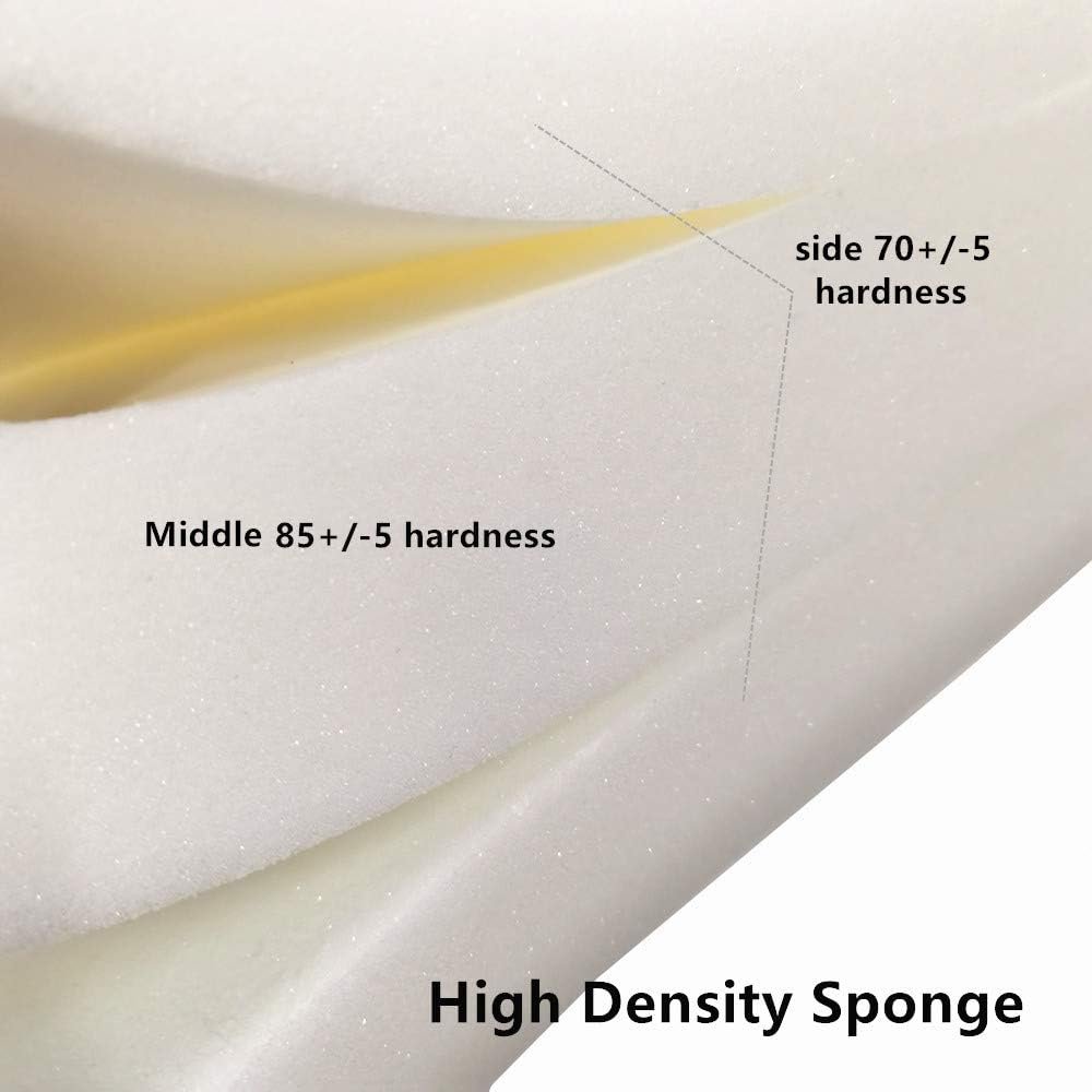 NGT new guide steps Yoga Bolster Pillow for Meditation and Support - Rectangular Yoga Cushion Foam Wedges Washable Suede Pillowcase for Men and Women with Carry Handles.… - Image 6