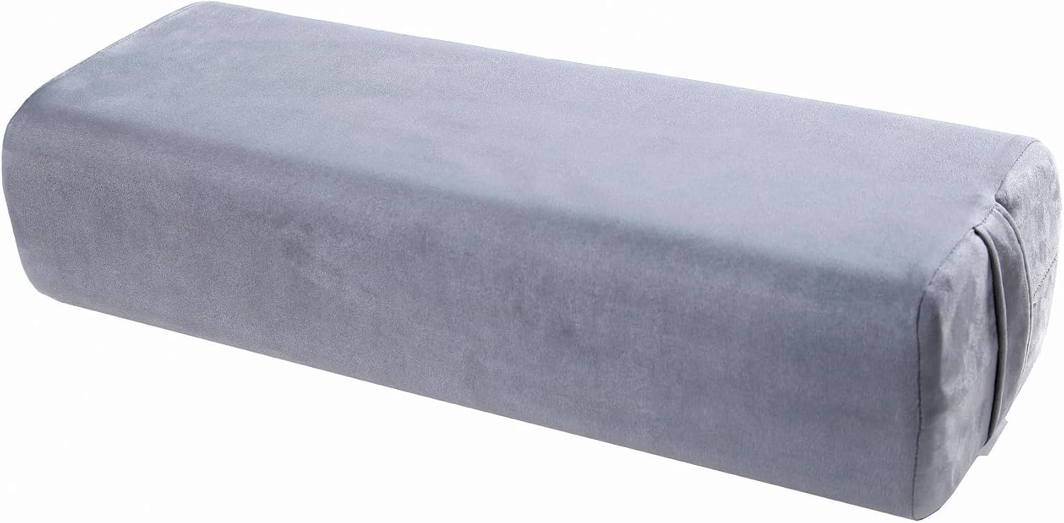 NGT new guide steps Yoga Bolster Pillow for Meditation and Support - Rectangular Yoga Cushion Foam Wedges Washable Suede Pillowcase for Men and Women with Carry Handles.… - Image 8