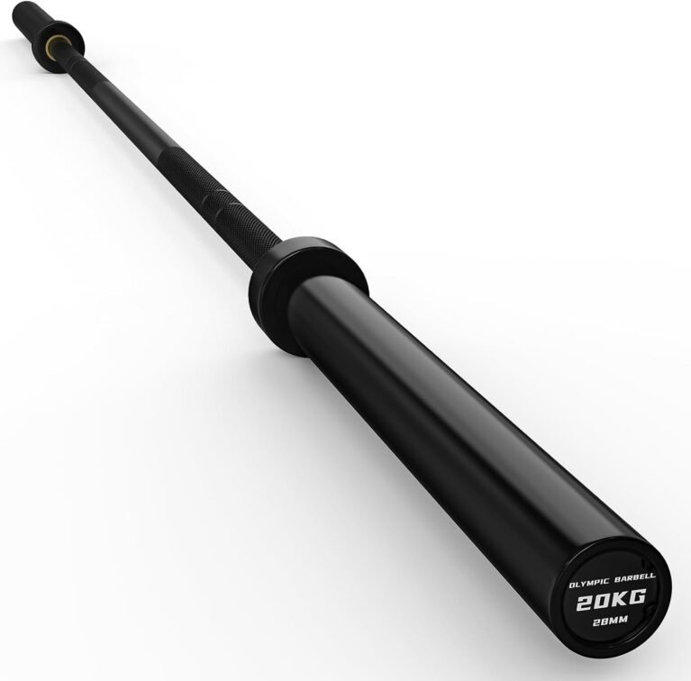 HANDBODE 7 ft Olympic Barbell, 45 lb Weight Bar, 2-Inch Sleeves