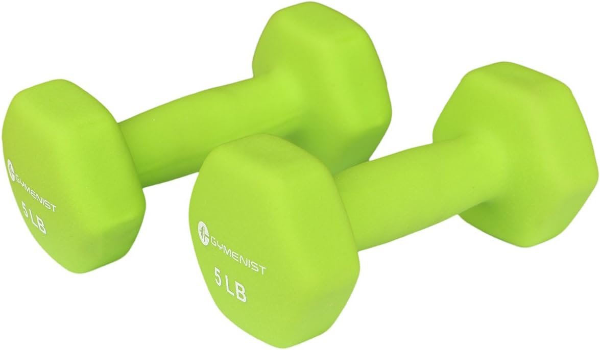 GYMENIST Pair of Dumbbells Set of 2...