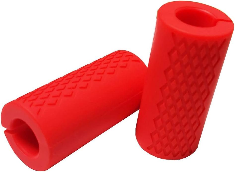 2 Inch Thick Bar Grips Adapter, Silicone Rubber Handle Covers for Barbells, Dumbbells, Cable Machine and Pull Up Bar, Thick Grip Training for Forearm Strength, Weightlifting and Fitness - Image 4
