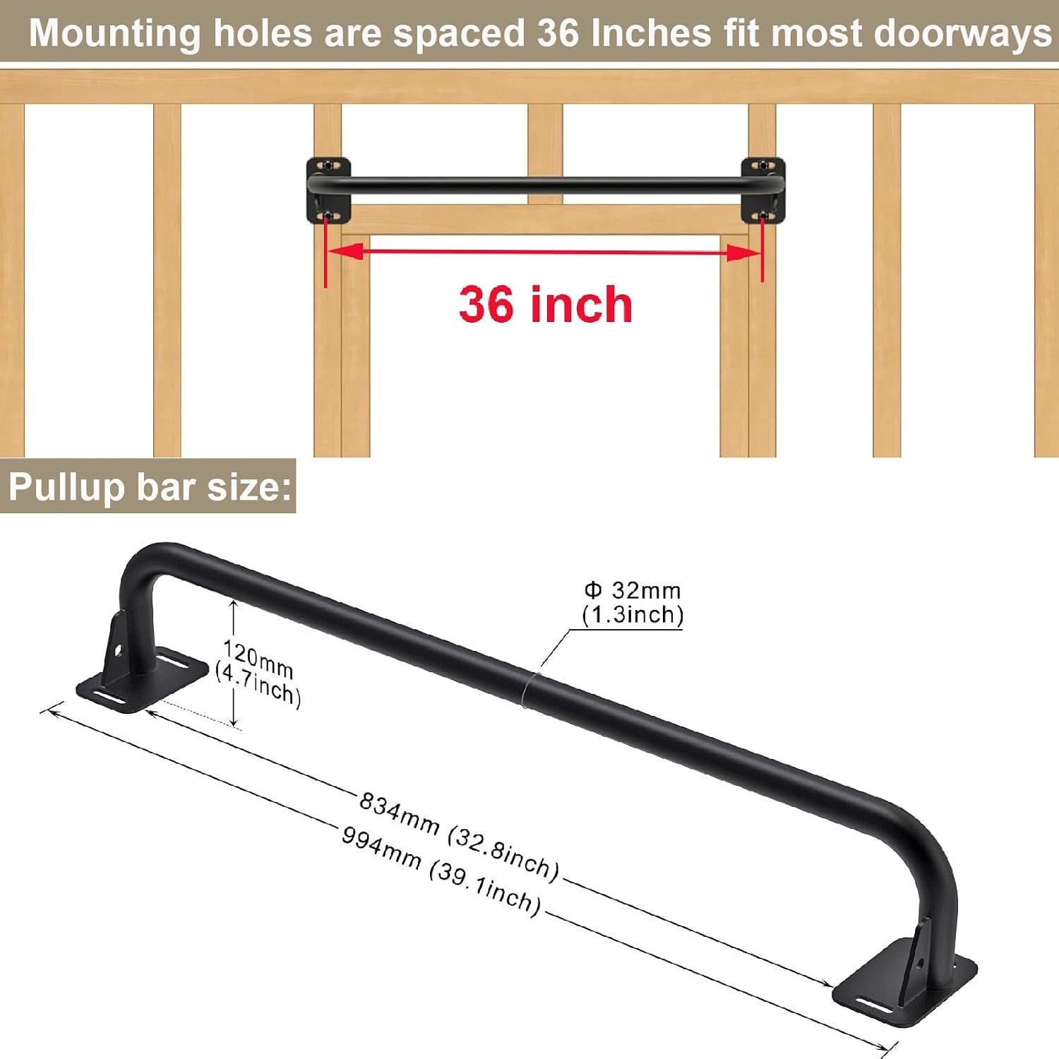 Pull Up Bar Wall Mount 440 LBS Capa... – 616I3dtP-IL._AC_SL1500_.jpg