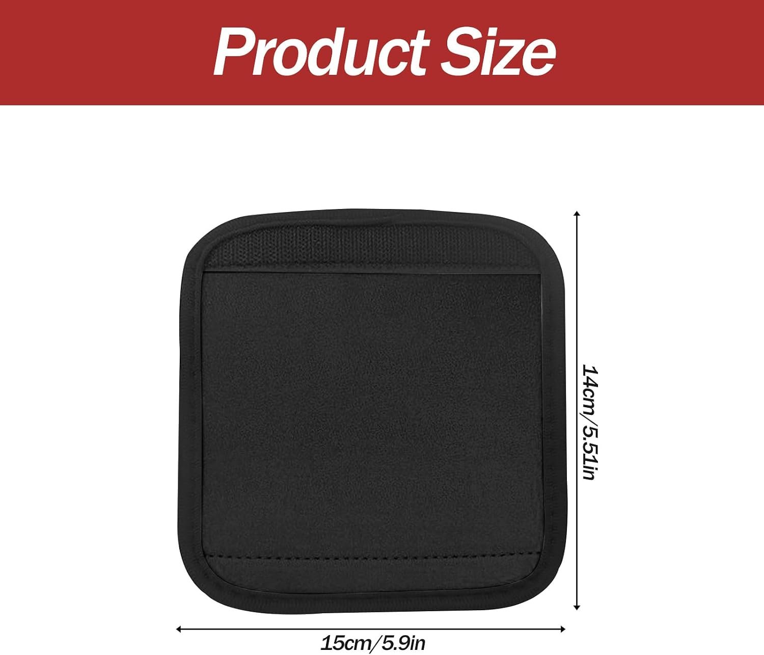 2 Pack Barbell Grips, Thick Anti Slip Padded Gym Grips for Weightlifting, Dumbbell Handle Cushion, Non Slip Bar Wrap Cover for Pull Up, Powerlifting, Strength Training - Image 2