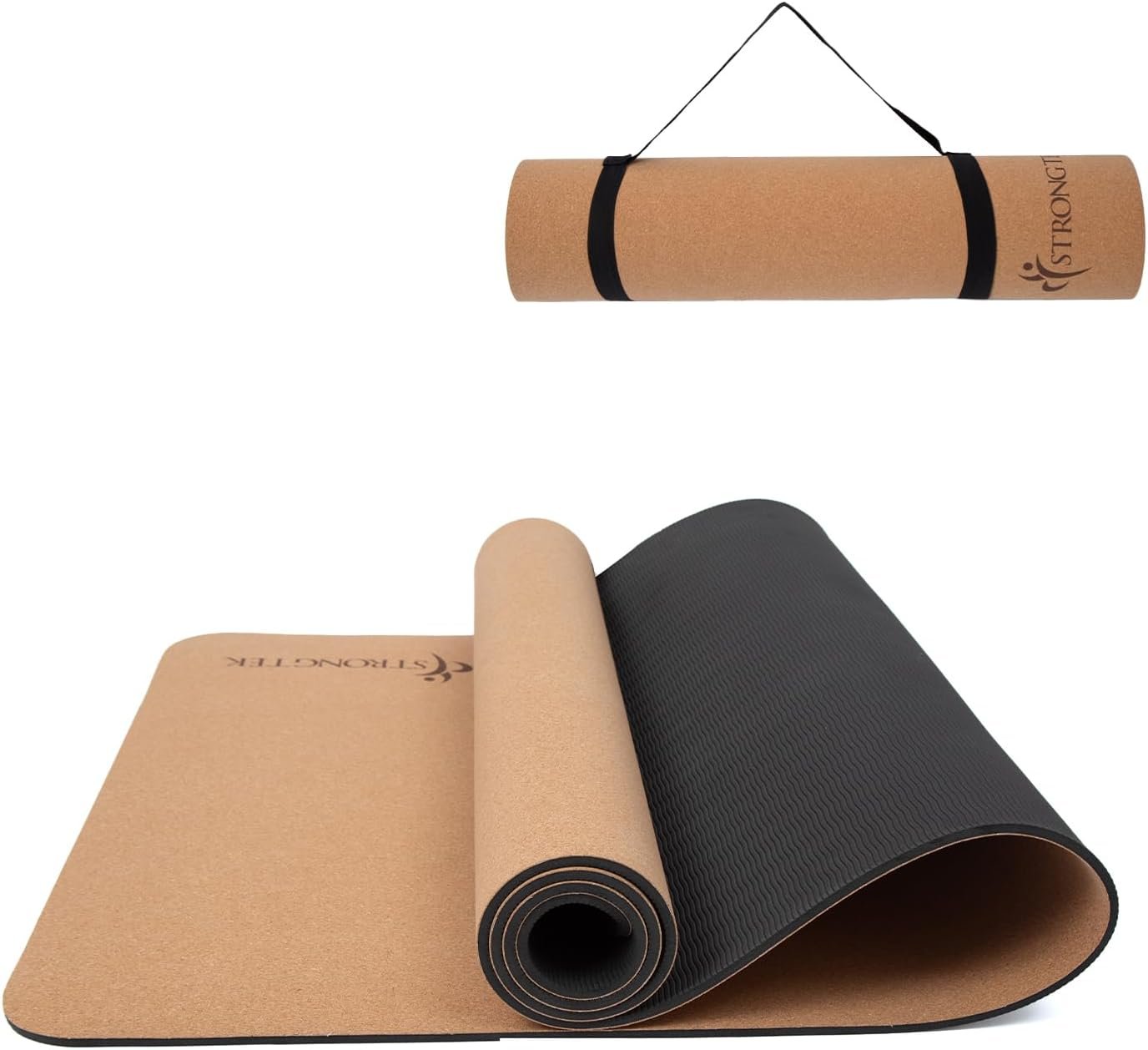 StrongTek Cork Yoga Mat, Eco-Friend... – 61BcEg4SNDL._AC_SL1500_.jpg