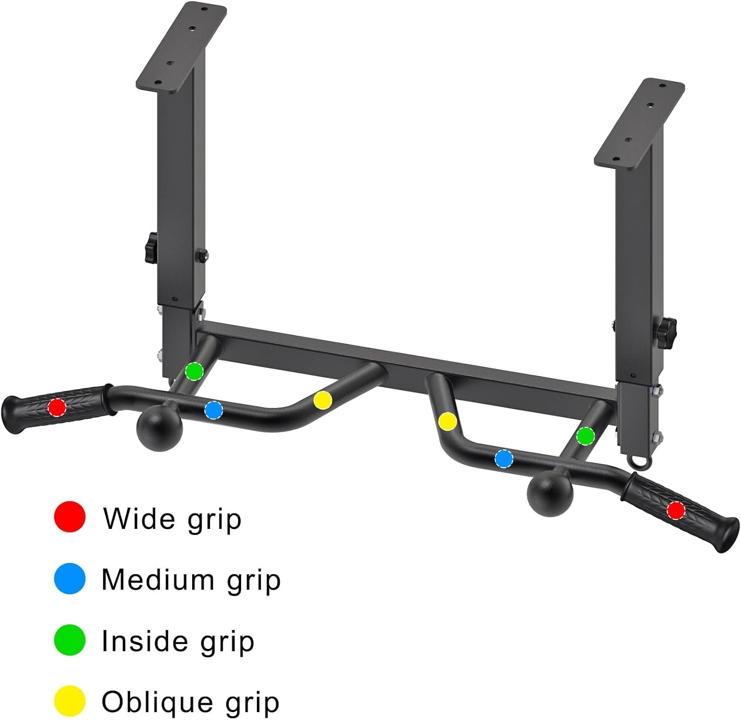 SELEWARE Heavy Duty Welded Pull Up Bar Wall/Joist/Ceiling Mount Chin Up Bar - Image 6