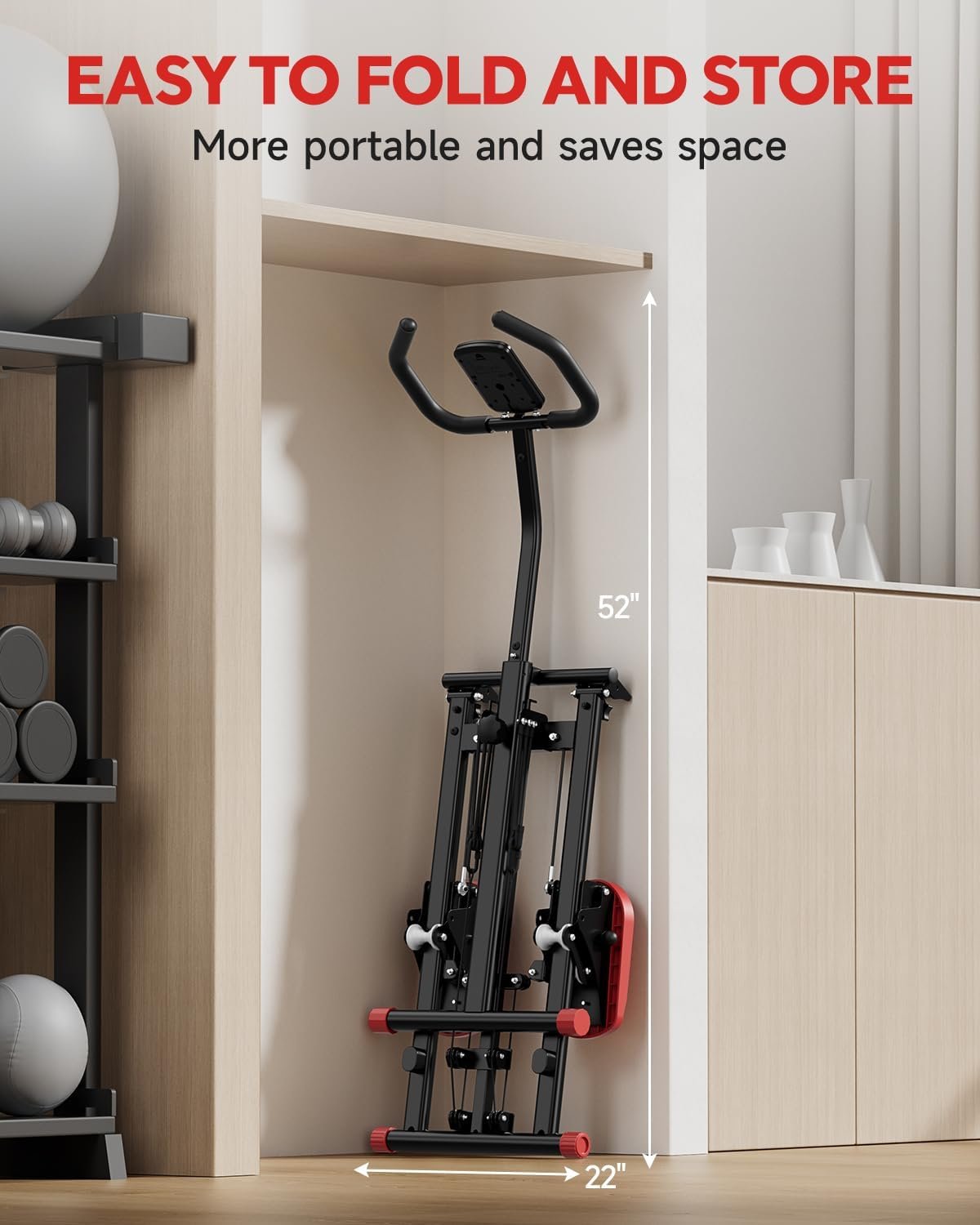 Stair Stepper for Home, 3-Level Resistance with Non-Slip Pedals & LCD - Image 7