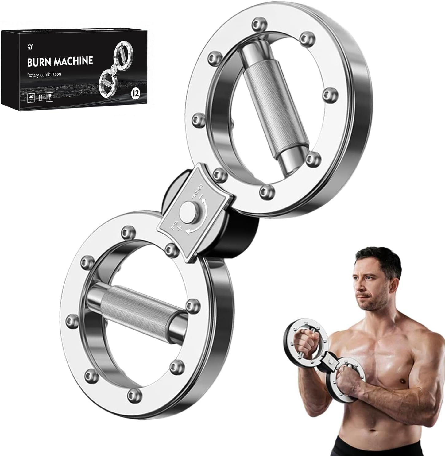 S.Y Spinning Rotator Burn Machine,12LB Arm and Shoulder Strength Training for Home and Gym Workouts and Rehabilitation,forearm strengthener, Arm Workout Equipment for Men and Women，Popular products of