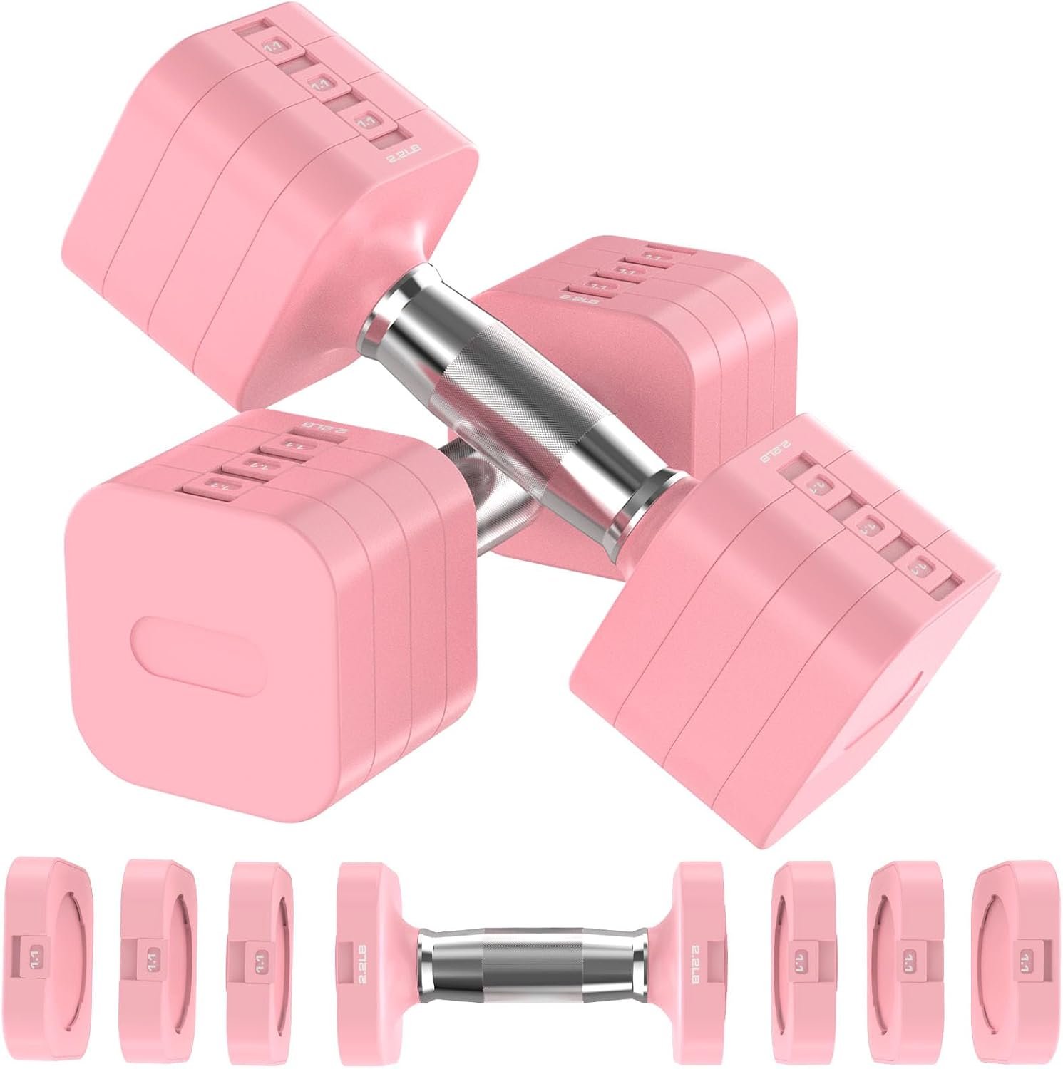 Hezeyferg Adjustable Dumbbell Set,A...