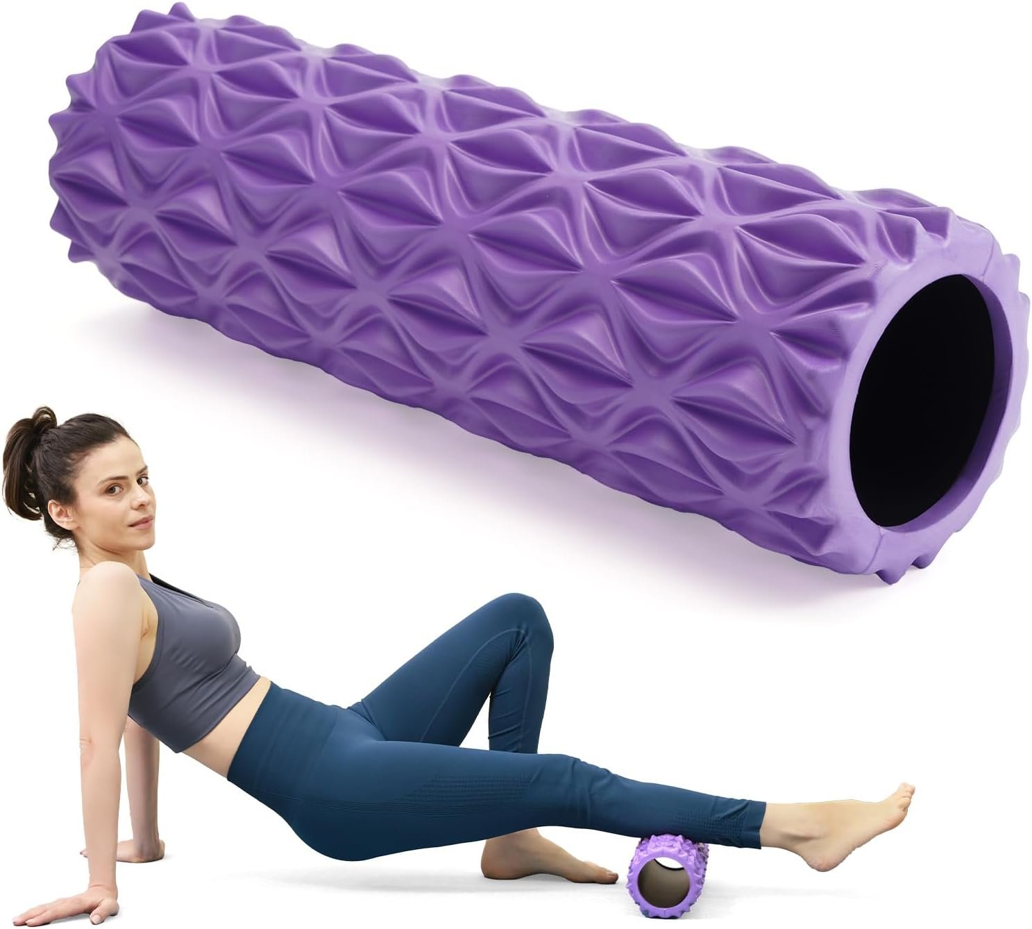 Foam Roller, 15 inch High Density M...