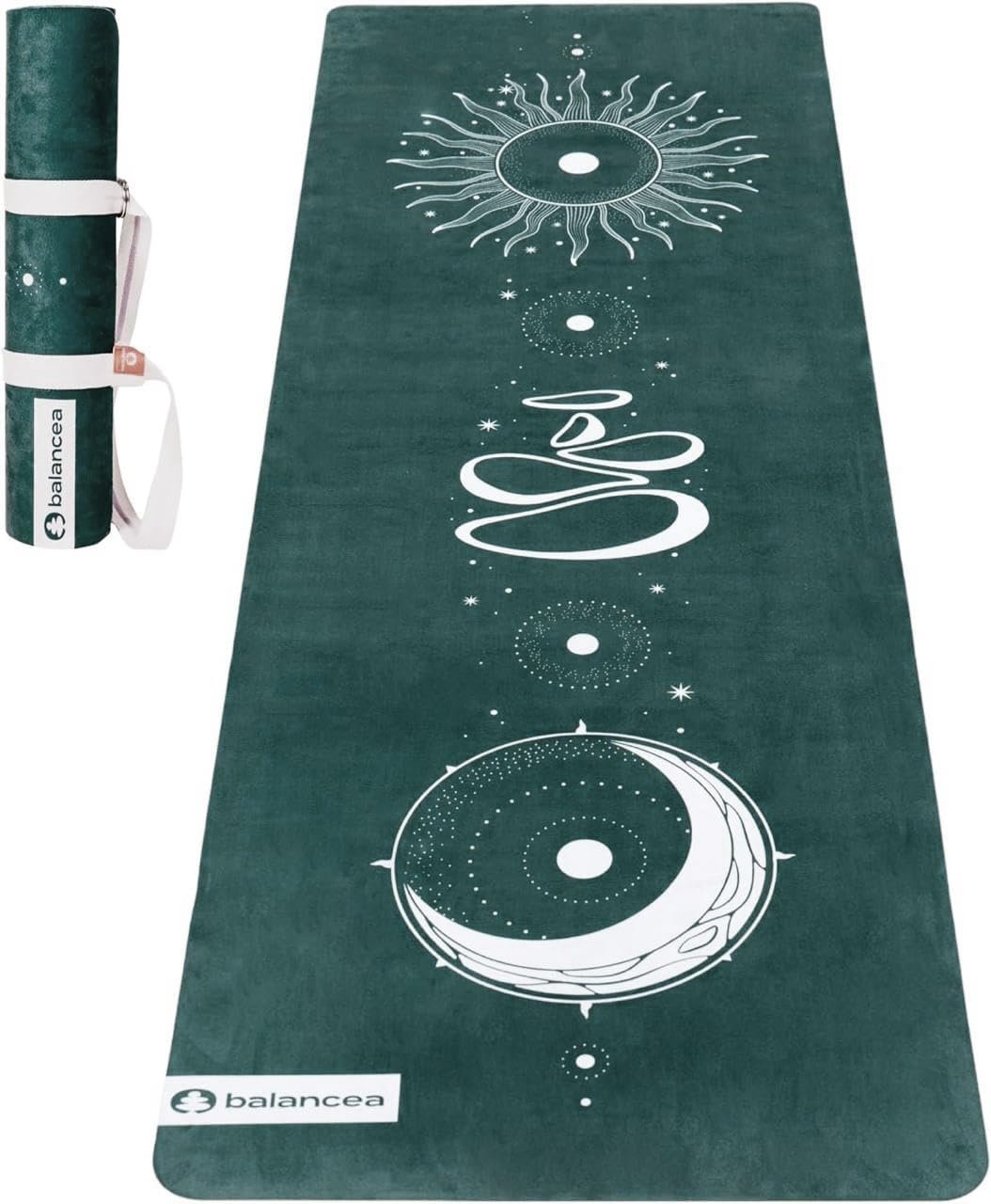 Yoga Mat With Strap 5mm Non Slip Su...