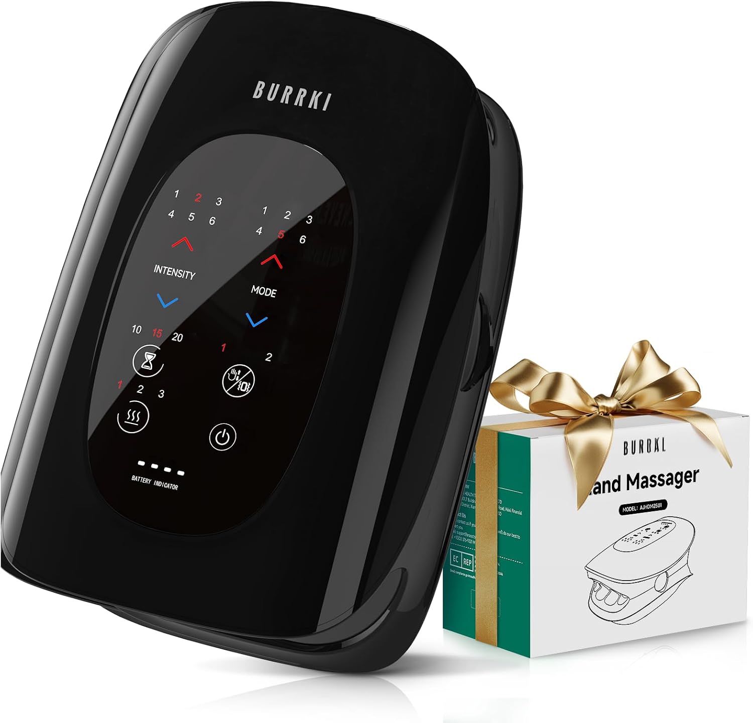 Hand Massager with Heat & Fing...