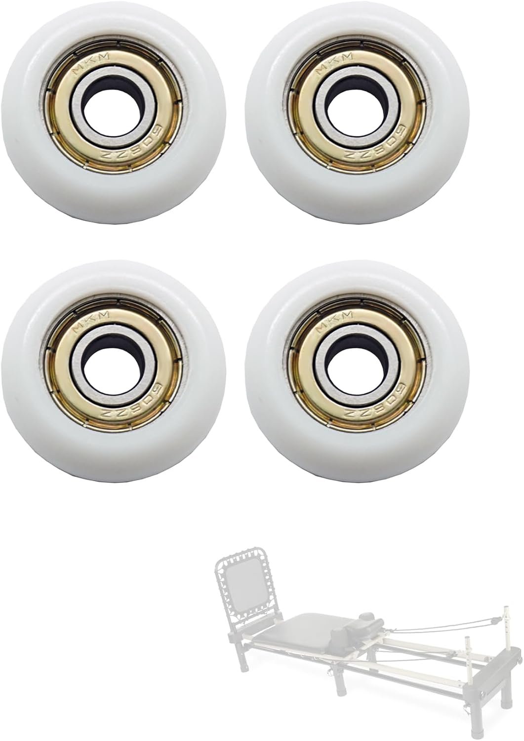 4 Pcs Replacement Roller Wheels Fit...