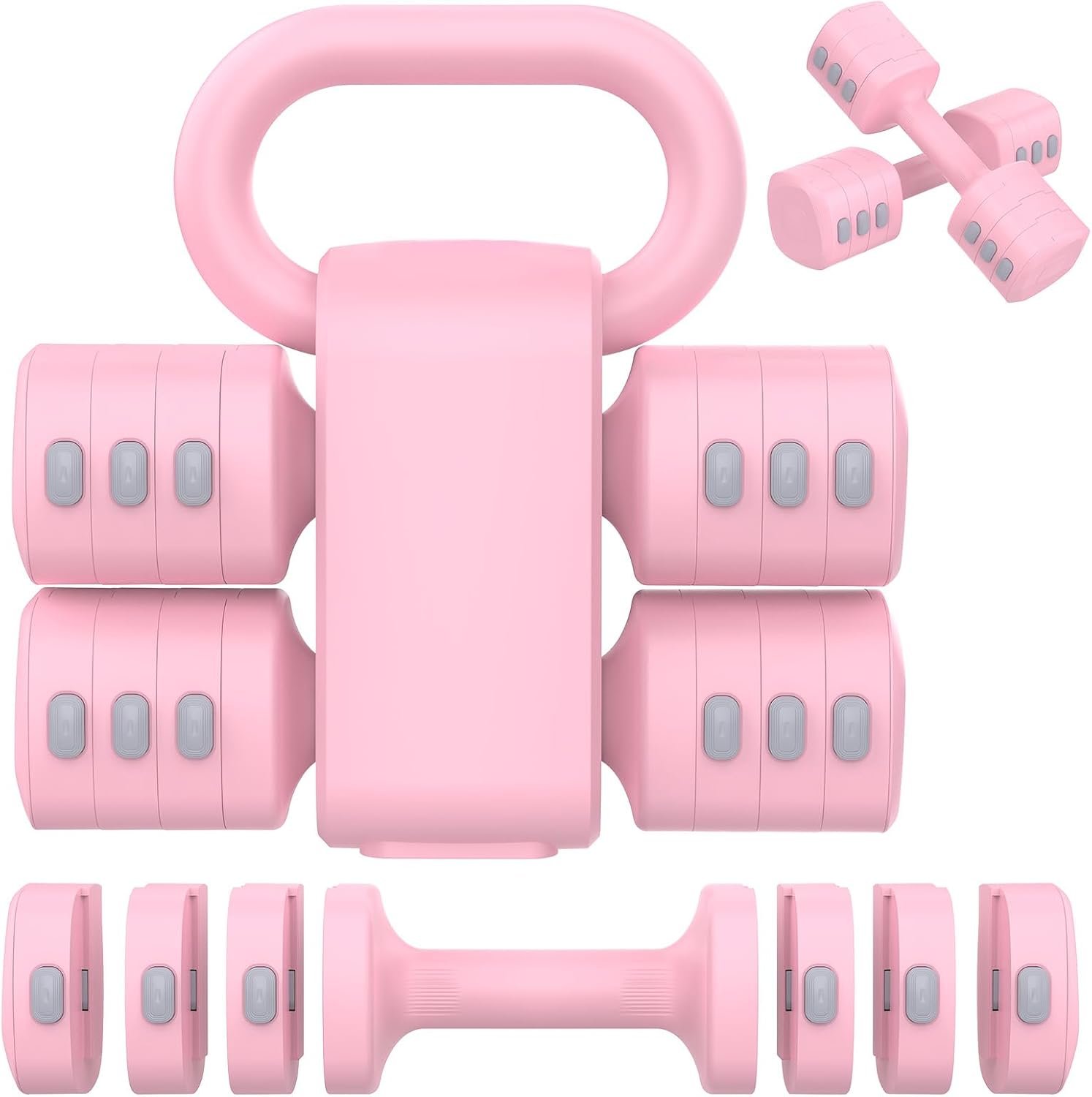 Hezeyferg Adjustable Dumbbell Set, ...