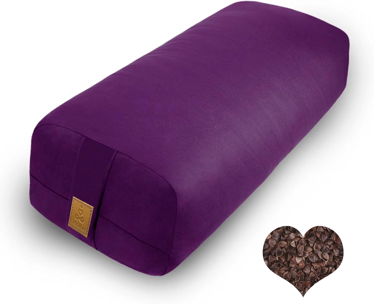 Organic Buckwheat Bolster (24X10.5X...