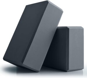 Yoga Blocks 2 Pcs, 9″x6″...