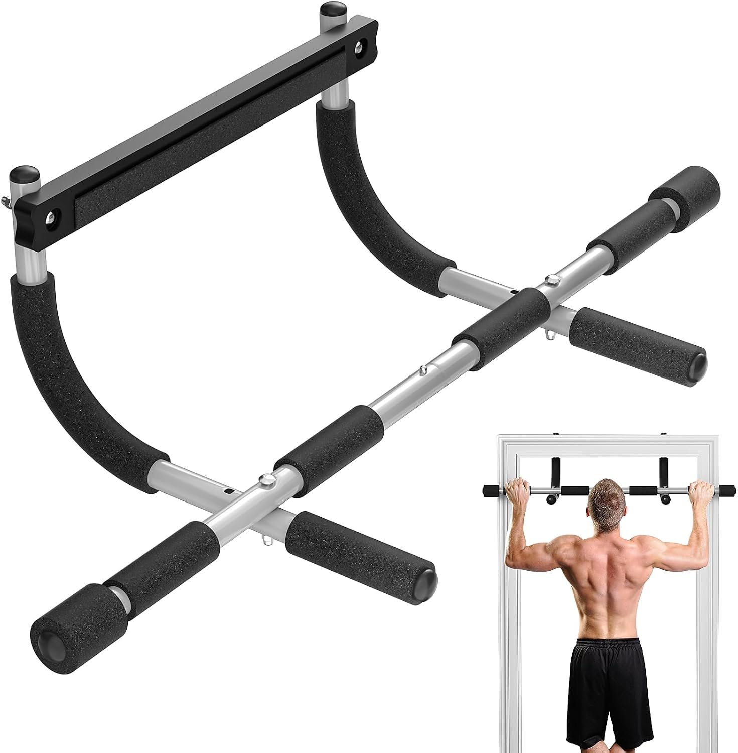 Portable Pull Up Bar for Doorway for Strength Training