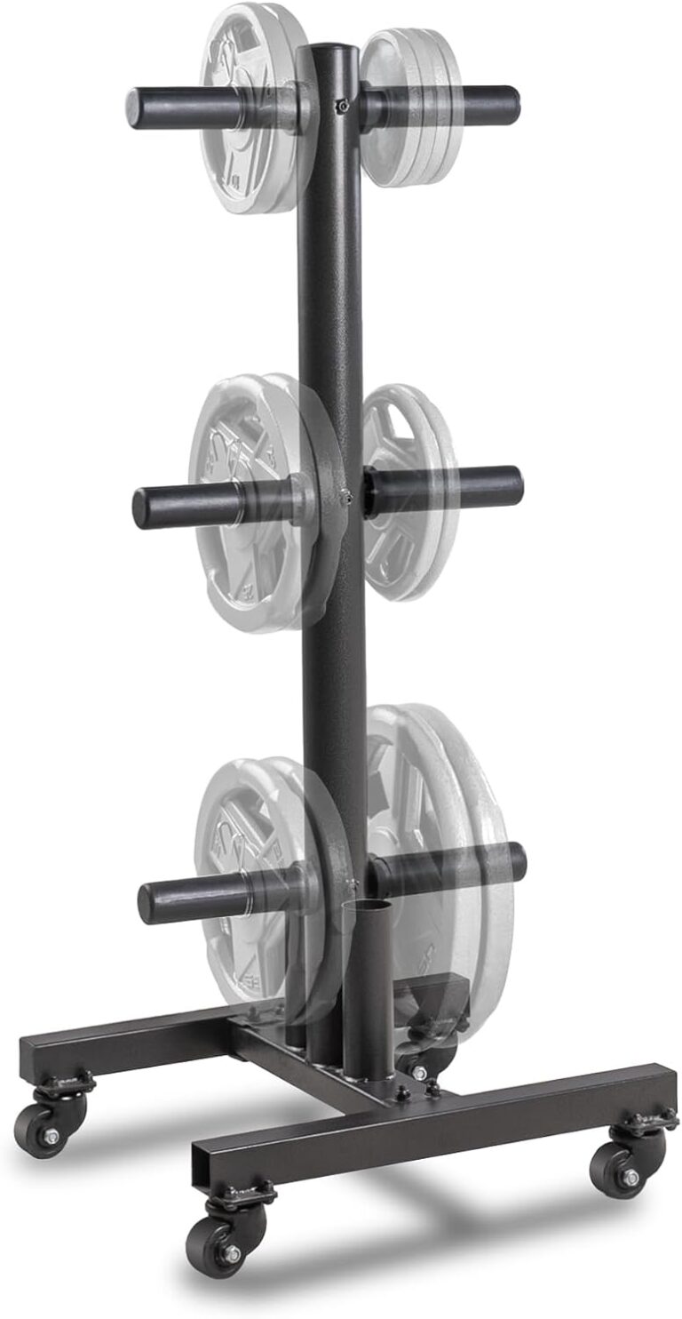 Marcy Olympic Weight Plate Tree for 2-Inch Plates Weight Storage Rack