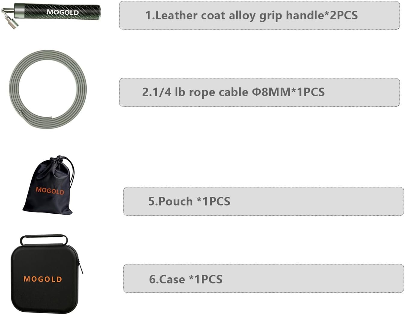 Weighted Jump Rope, 1LB - 3 Pre-Sized Lengths (M/L/XL) for Perfect Fit, No Adjustment Needed! Ergonomic Faux Leather Handle for HIIT, Strength, Cardio & Fat Burn - Image 6