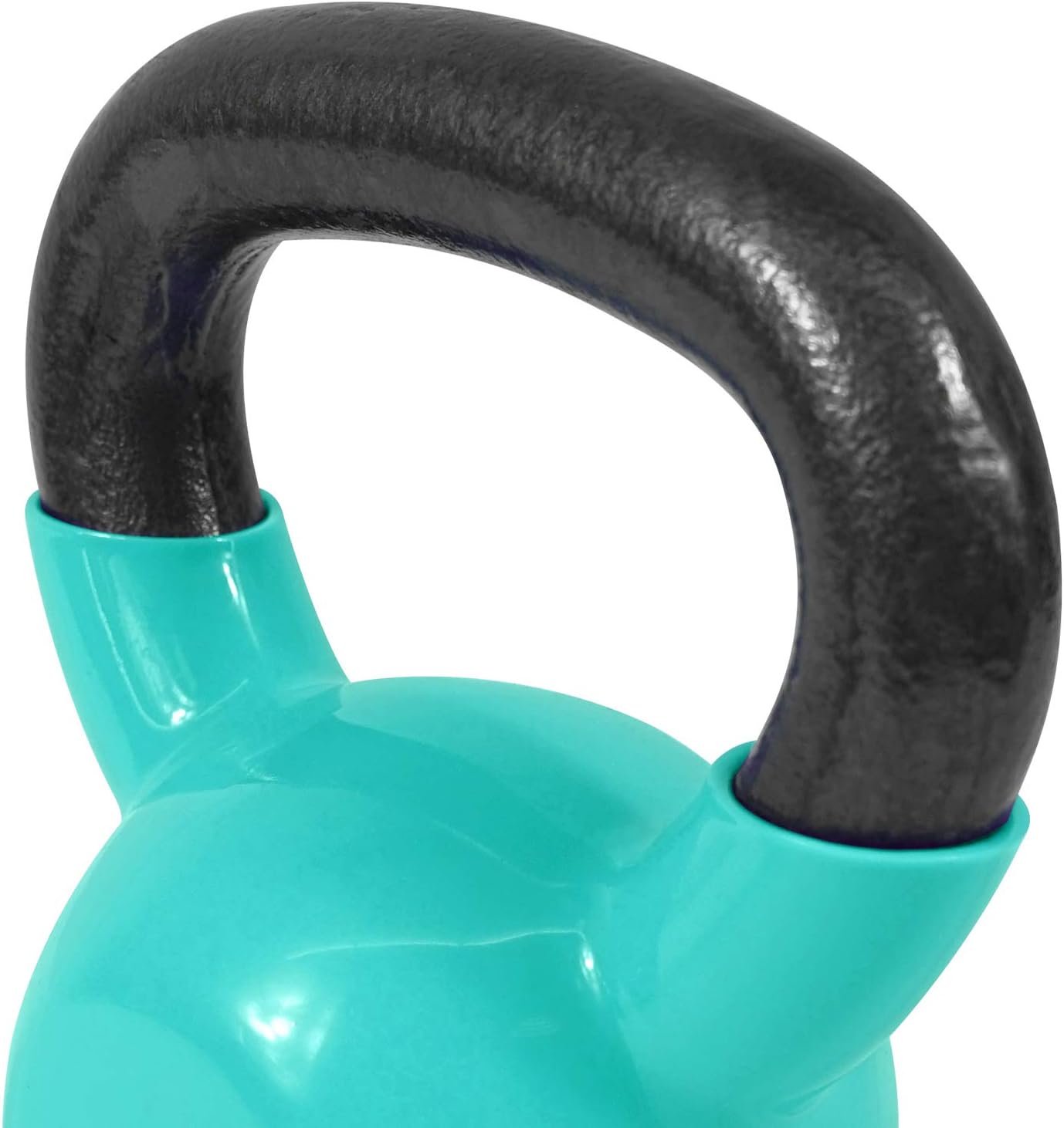 Yes4All Kettlebell, Vinyl Coated Kettlebell Cast Iron Sets with Stable Flat Bottom for Full Body Workout, Push up, Grip Strength Training & Weights Exercises - Image 2