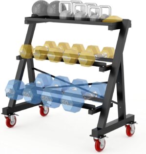 Heavy Duty Dumbbell Rack Stand with...
