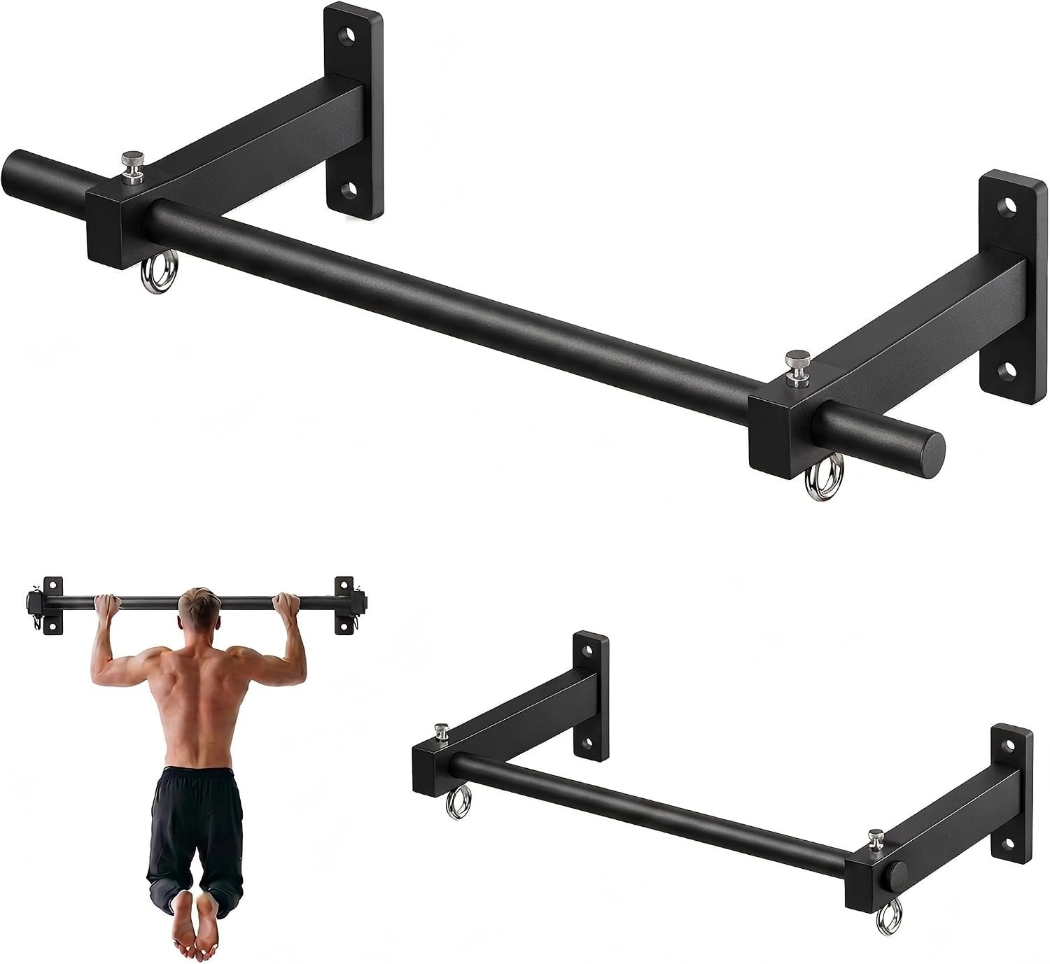 Wall Mount Pull Up Bar, Fits 16R...