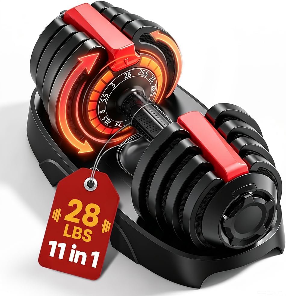 28/40/50/90 lbs Adjustable Dumbbell...