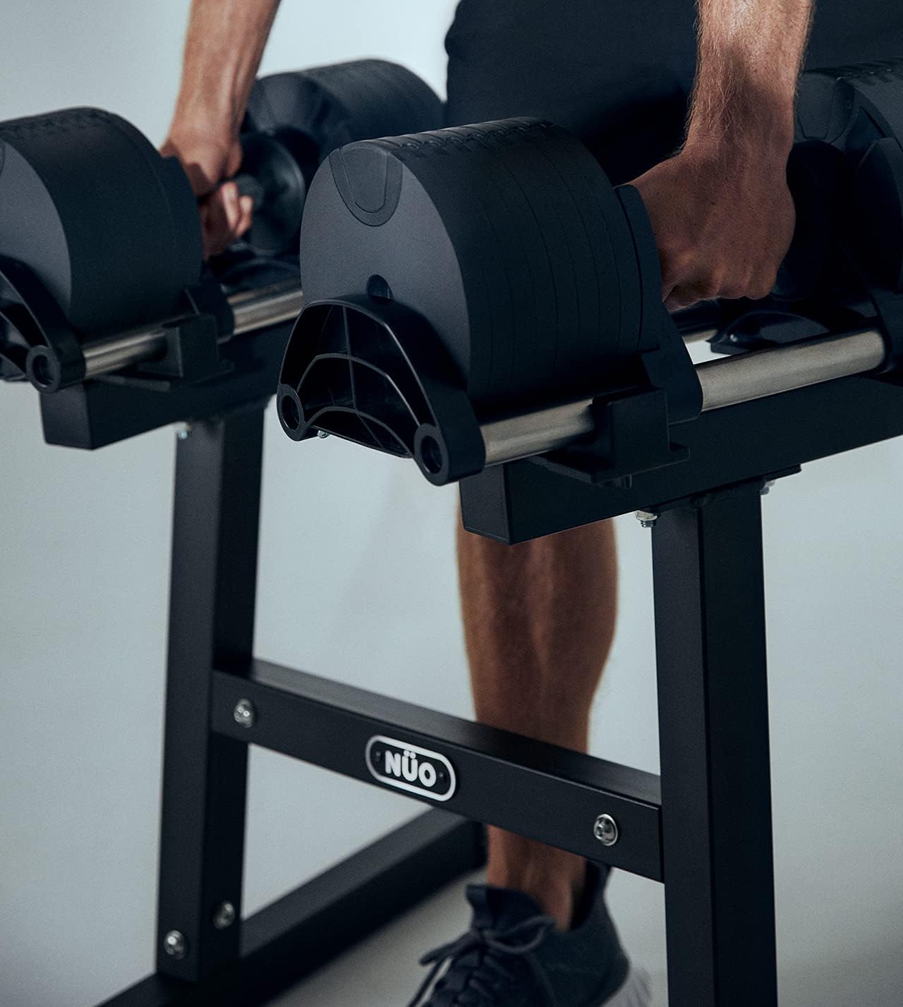 NÜOBELL® Adjustable Dumbbell Set, 5-50 LB or 5-80 LB, Easy Twist 2024-25 Model, All-In-One Weights Set (Pair) for Home, Original Manufacturer - Image 9
