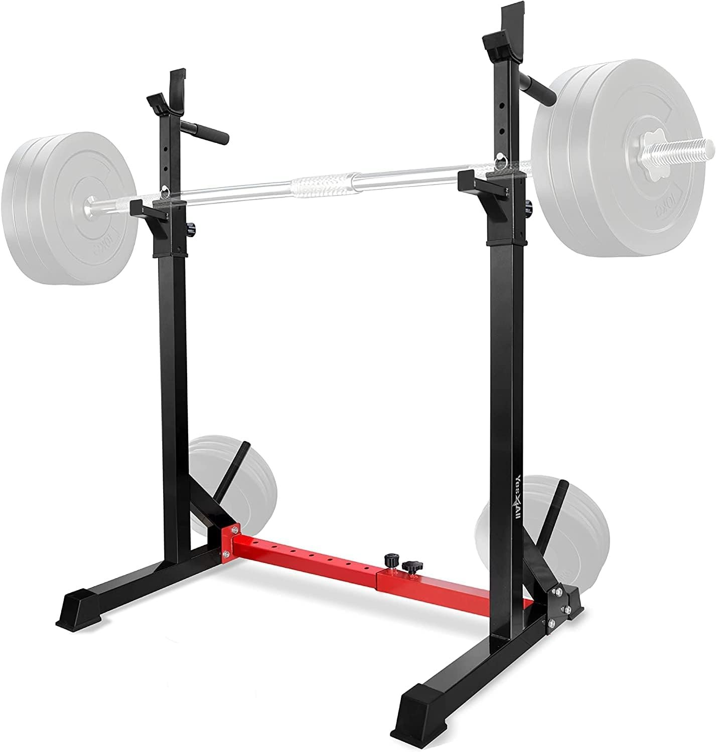 Yes4All Squat Rack for Home Gym, Ad...