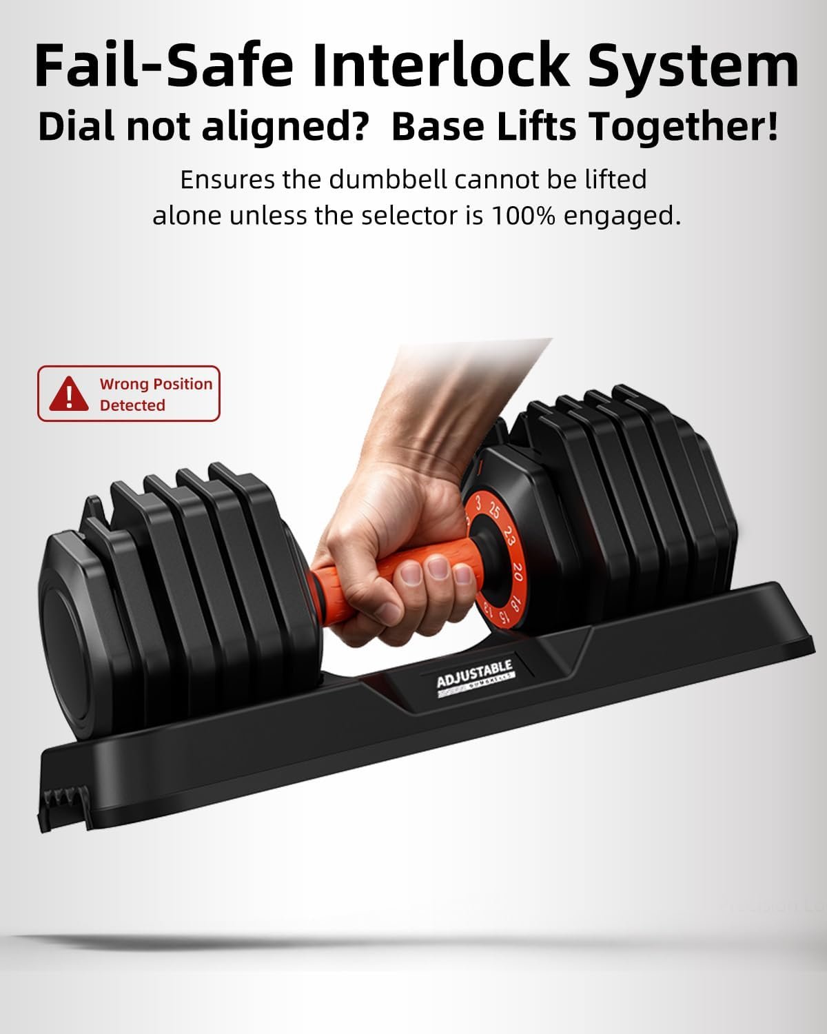 Adjustable Dumbbell Set 25lb/50lb, 10 in1 Adjustable Dumbbells for Home Gym - Image 5