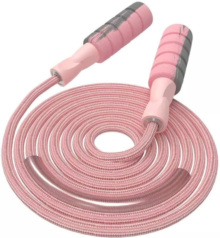 Jump Rope Cotton Adjustable Skipping Weighted jumprope for Women, Adult and Children Athletic Fitness Exercise Jumping Rope