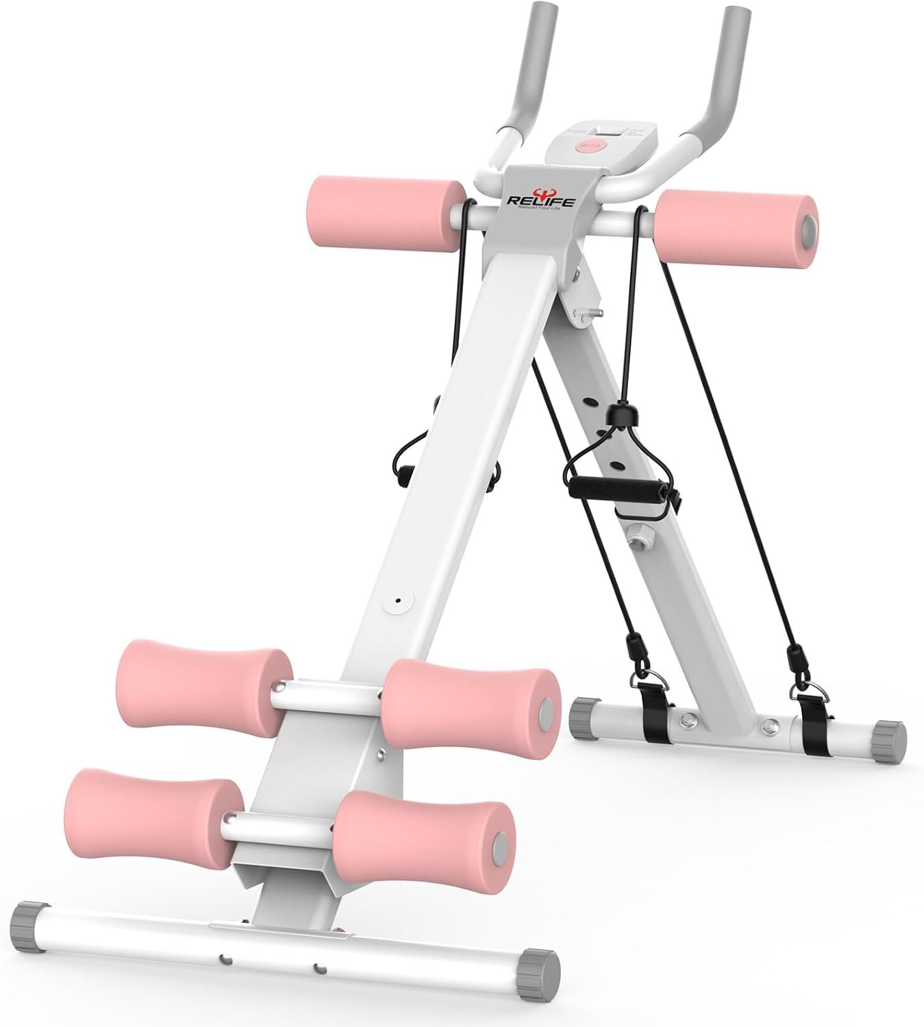 RELIFE REBUILD YOUR LIFE AB Workout Machine Adjustable Ab Trainer Machine