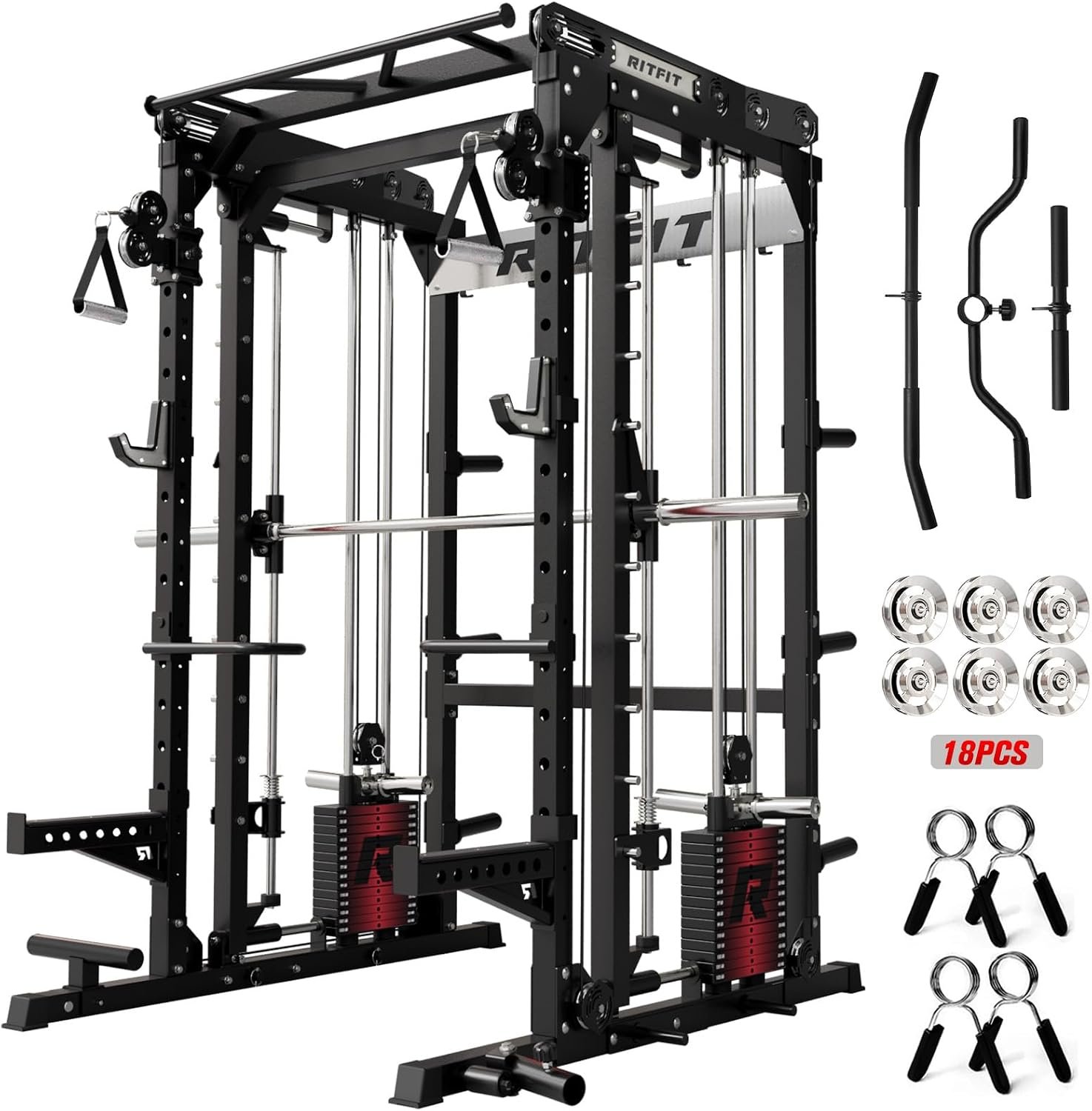 RitFit M2 3D Smith Machine with Ste... – 71-JIiMOYGL._AC_SL1500_.jpg