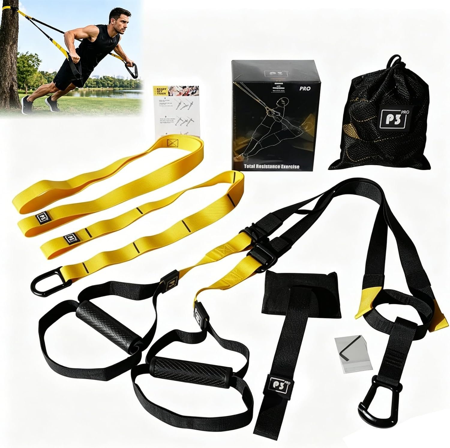 Home Suspension Straps Training Kit...