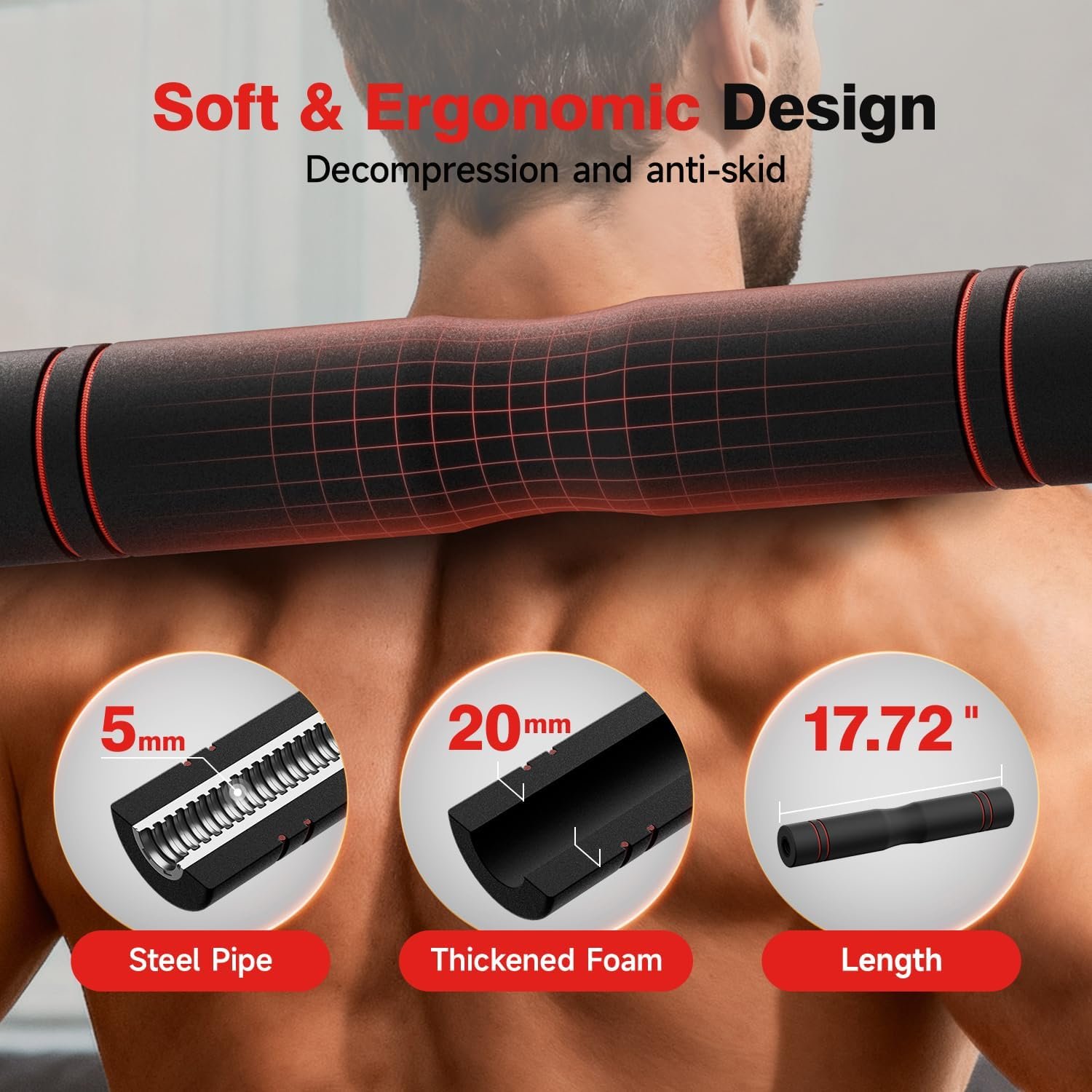 Adjustable Dumbbell Set, 20/30/45/70/90lbs Free Weight Set With Double Locknut, 5-in-1 Dumbbells Set Includes Barbell, Kettlebells, Push up Stand, Weight Plate, Fitness Exercise for Home Gym Suitable Men/Women - Image 6
