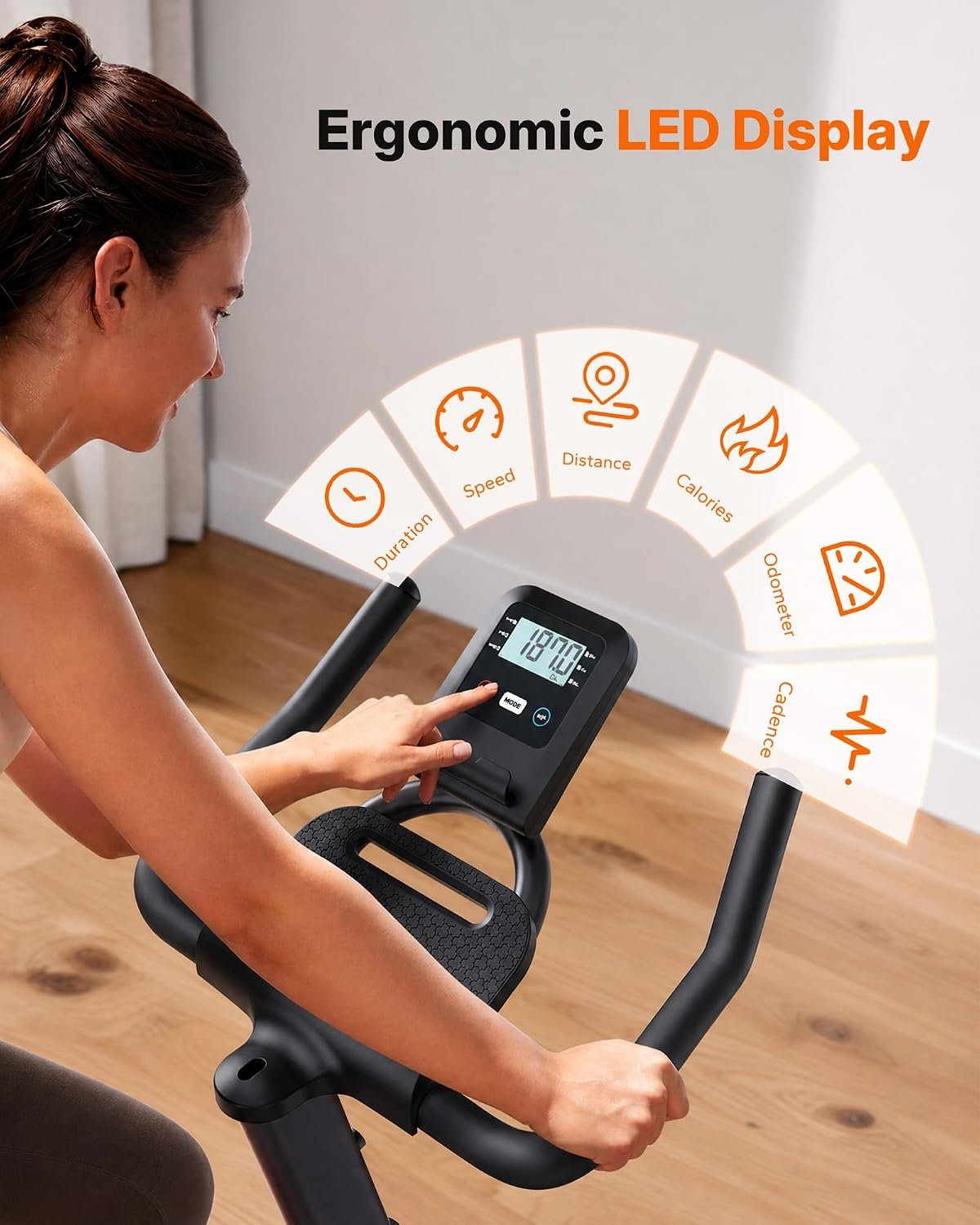 MERACH Magnetic Exercise Bike, Heavy Duty Stationary Bike for Home Gym - Image 5