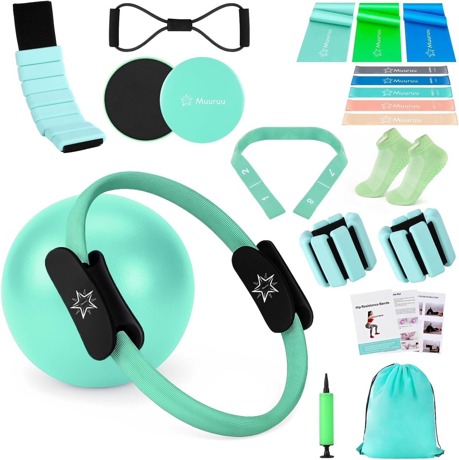 Pilates Kit Equipment, Pilates Ring...