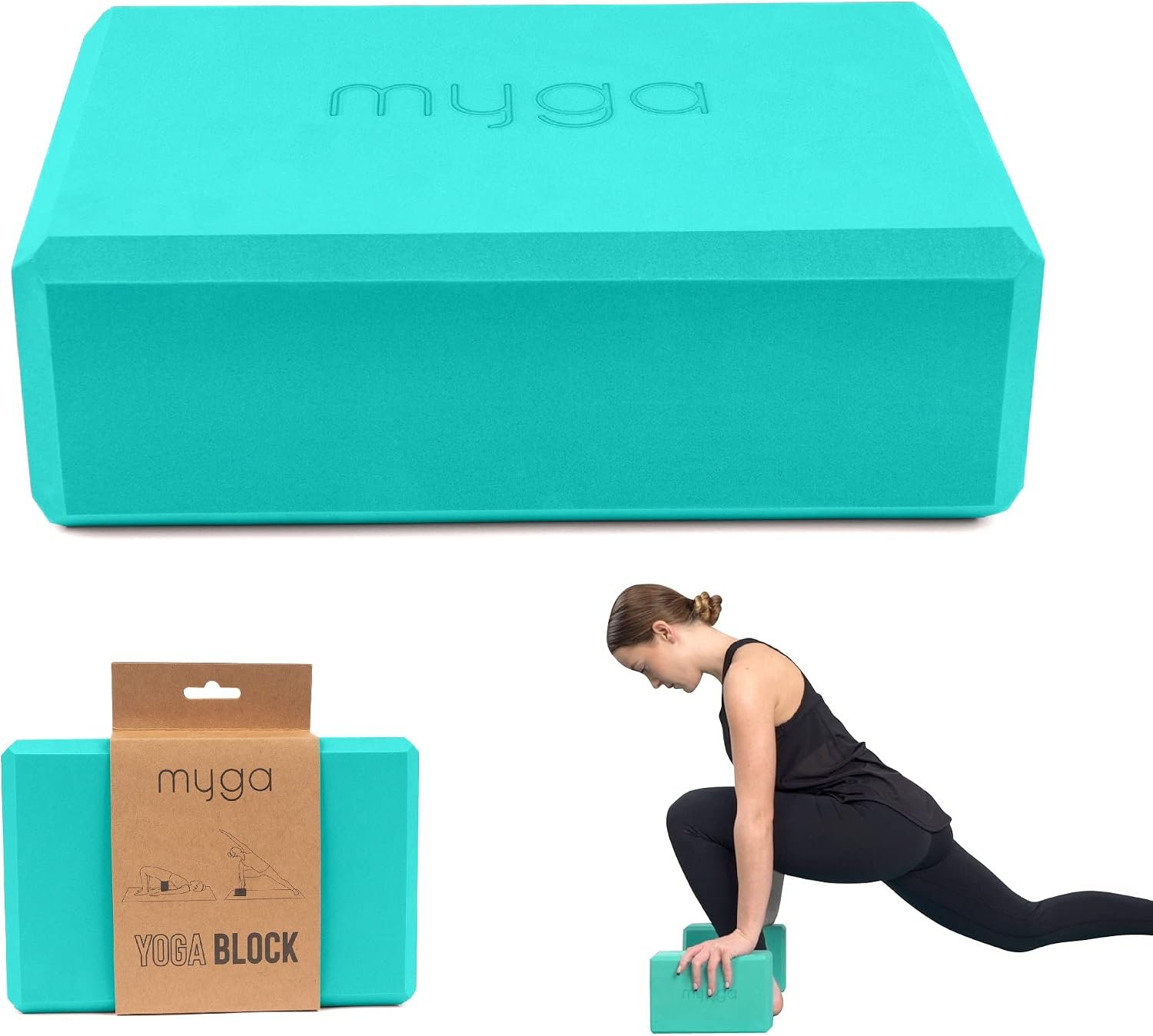 MYGA Yoga Block,Lightweight EVA Foa...