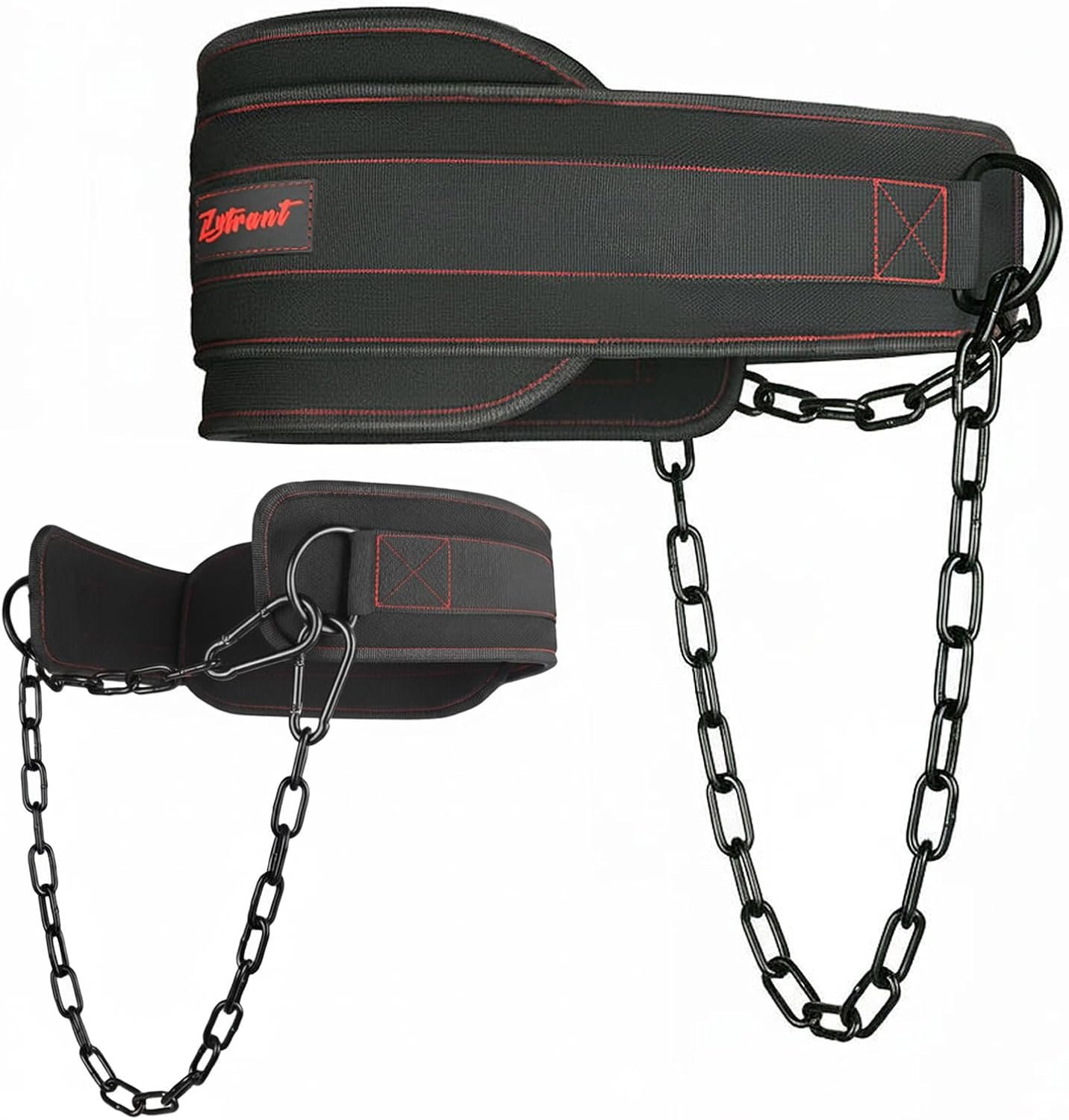 Weightlifting Dip Belt with Chain, Heavy Duty 550-650 lbs Capacity, for Dips and Pull-ups