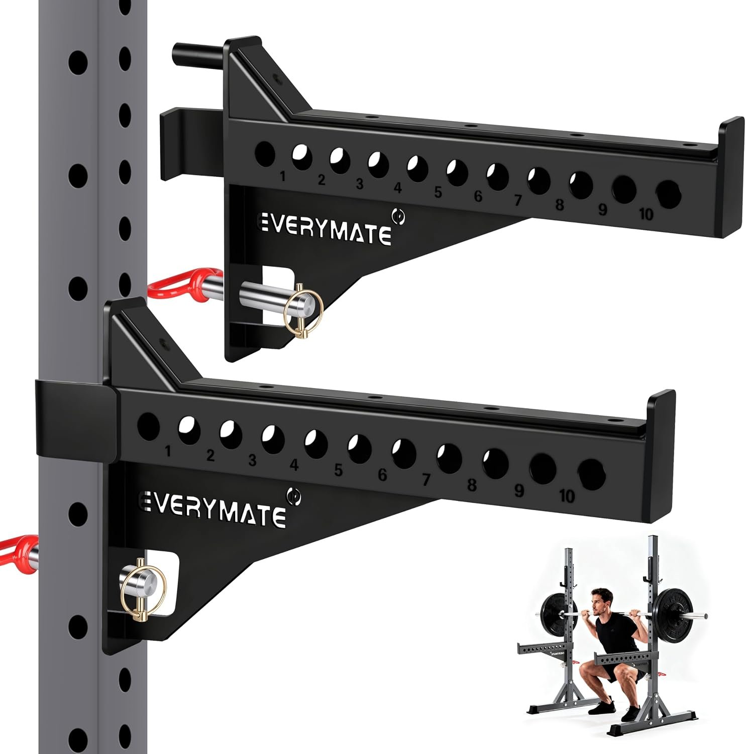 EVERYMATE Safety Spotter Arms, Fits...