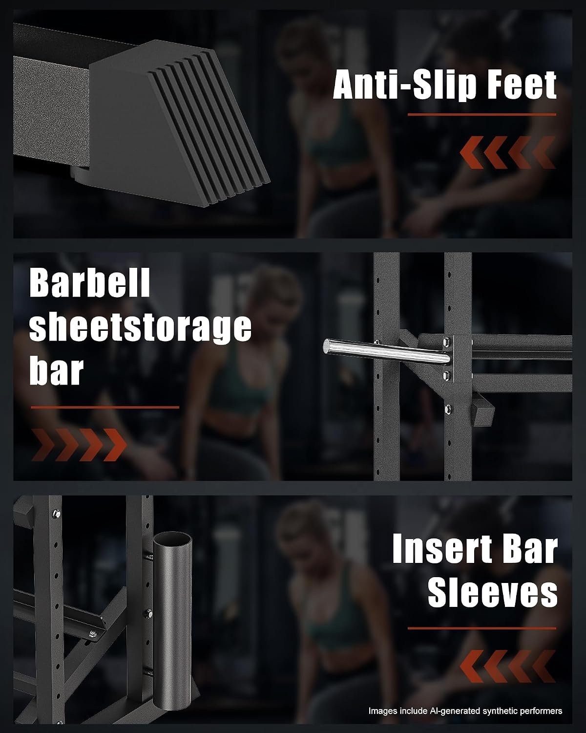 Dumbbell Rack, Heavy Duty Weight Storage Rack with Adjustable Width, Non-Slip & Floor-Friendly, Home Gym Organizer for Strength Training Equipment - Image 5