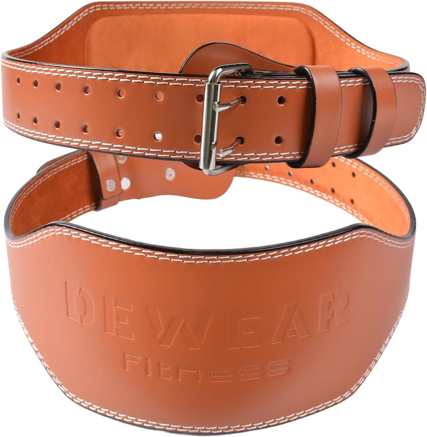 4" 6" Adjustable Leather Weight lifting Belt for Deadlift