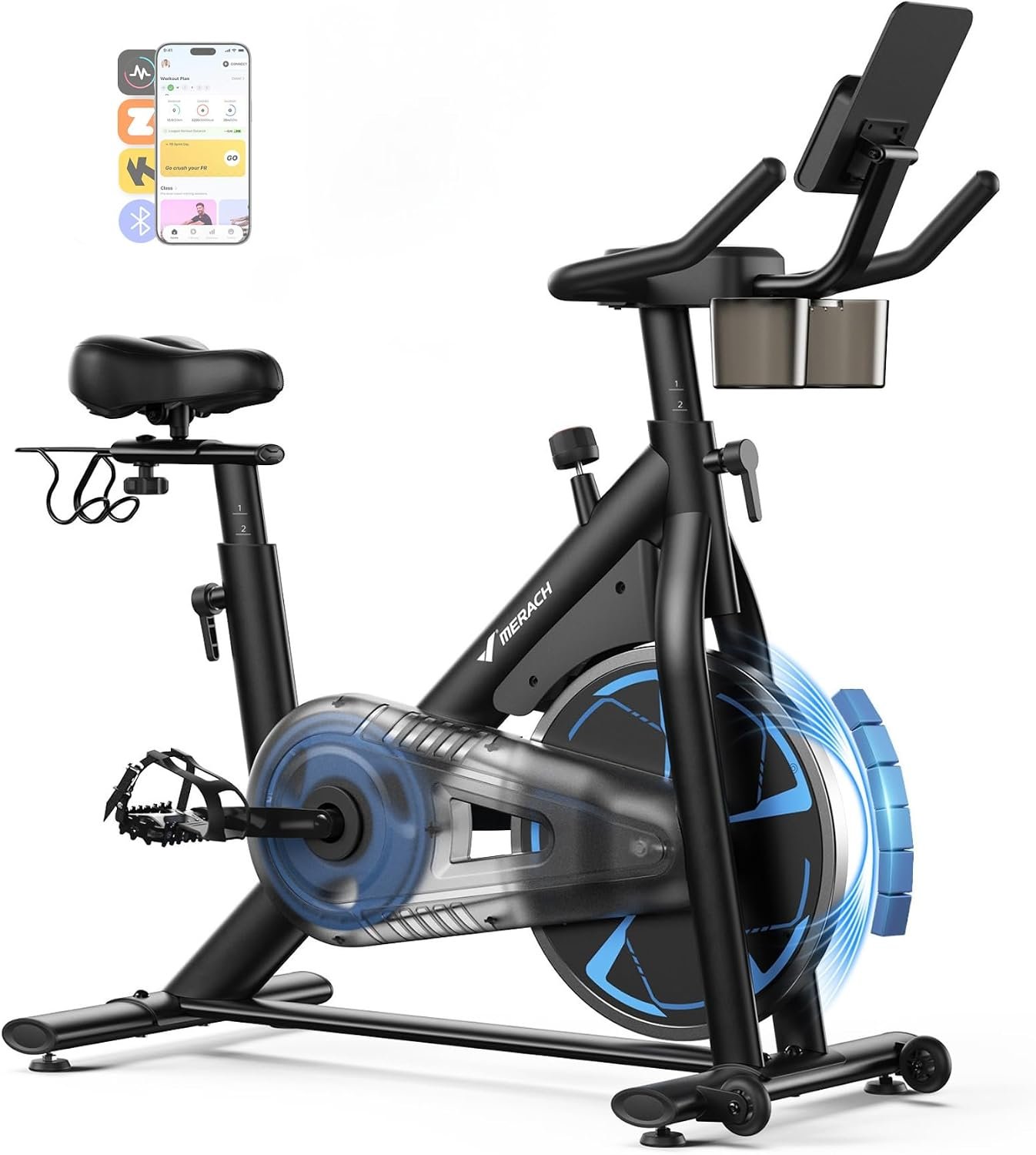 MERACH Exercise Bike, Magnetic Resi...