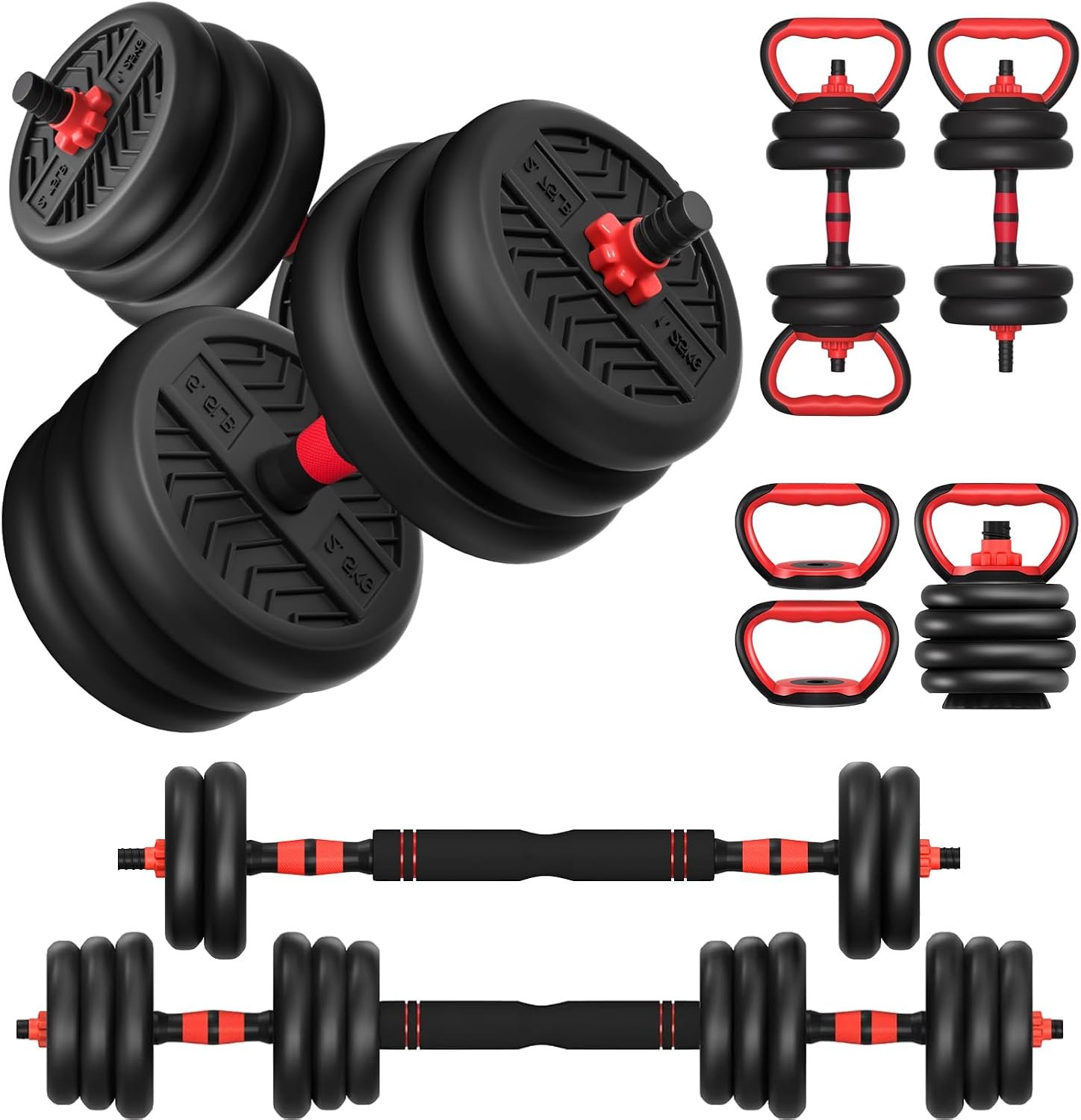 Adjustable Dumbbell, 20/30/45/70/90...