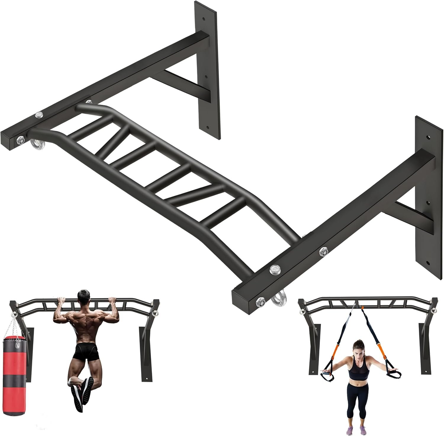 Upgrade Pull Up Bar Wall Mounted,He... – 71Cf5CKNWsL._AC_SL1500_.jpg