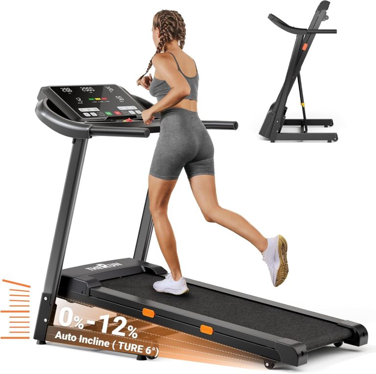 THERUN Incline Treadmill Running Treadmill, Wide Belt Treadmills for Home