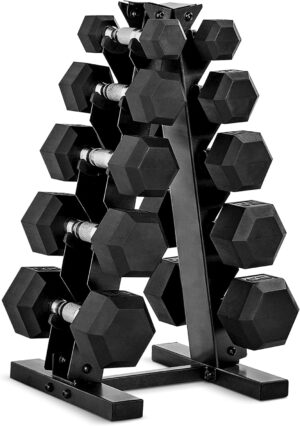 CAP Rubber Coated Dumbbell Weight S...
